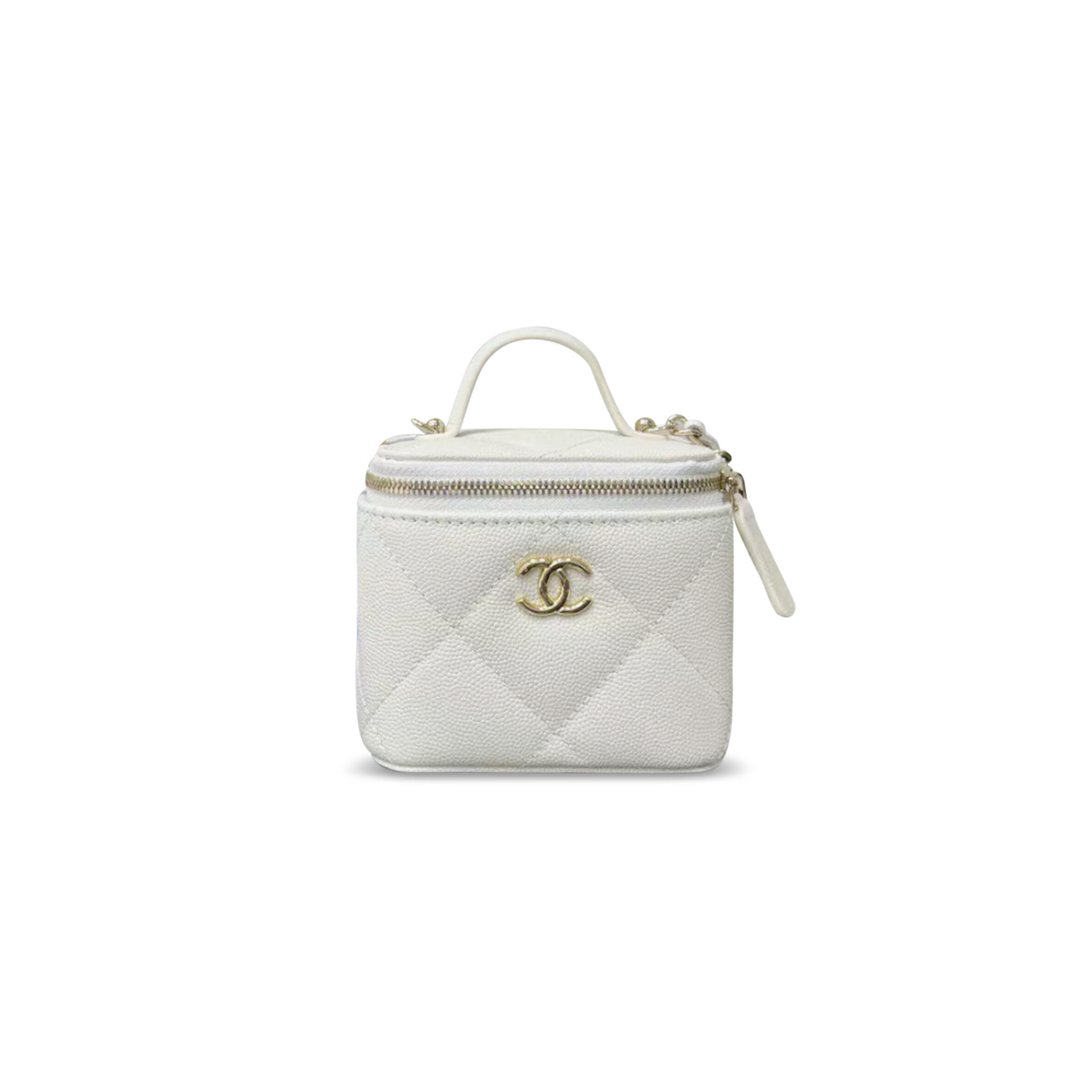 CHANEL MASTER  25K CAVIAR LEATHER MINI VANITY CASE AP4934 (11*8.5*7cm)